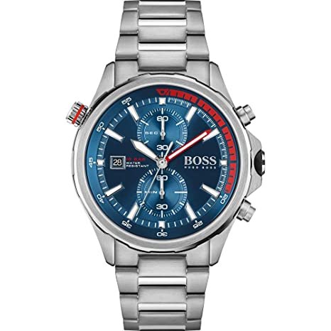 Hugo Boss Globetrotter Analog Blue Dial Men's Watch-1513823