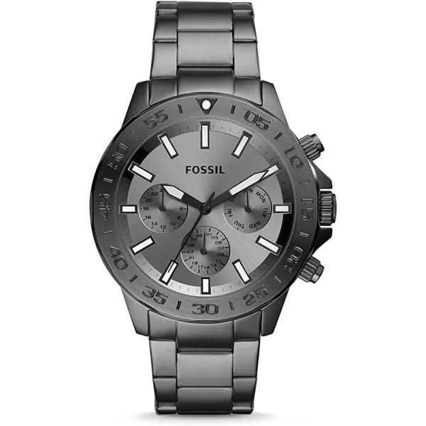 Fossil Bannon Multifunction Smoke Stainless Steel Watch | BQ2491