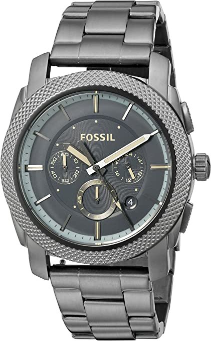 Fossil Men's FS5172 Machine Chronograph Gunmetal Stainl