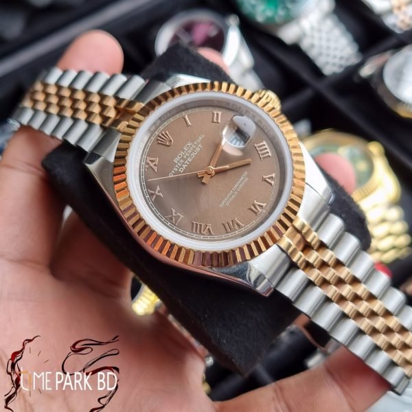 Rolex Date-just 41mm Men's Watch || Bronze || Two Tone | Automatic Movement