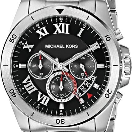 Michael Kors Men's Brecken Silver-Tone Watch MK8438