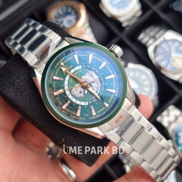 OMEGA SEAMASTER | AQUA TERRA | CHRONOMETER WORLDTIMER IN Green