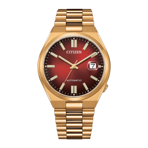 Citizen Tsuyosa NJ0153-82X Automatic Men’s Watch in Bangladesh | Gold & Red