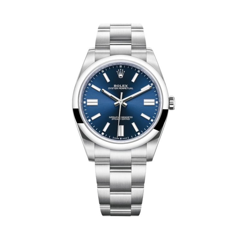 Timepark bd rolex oyster perpetual blue