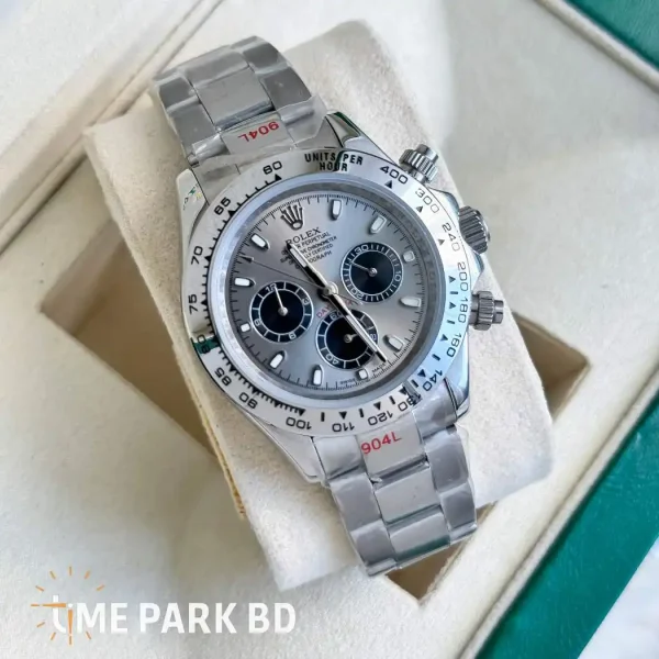 Rolex Daytona Full Silver Dial & Body in Bangladesh – Authentic Luxury at TimeParkBD