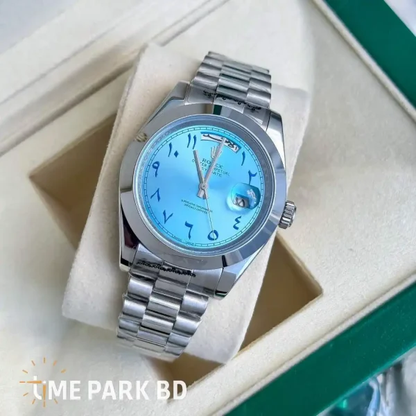 Rolex Day-Date Tiffany Blue Arabic Dial – AAA grade watch