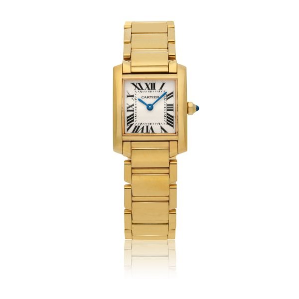 CARTIER TANK FRANÇAISE Yellow Gold Wristwatch Ref 2385 | Luxury Watches in Bangladesh
