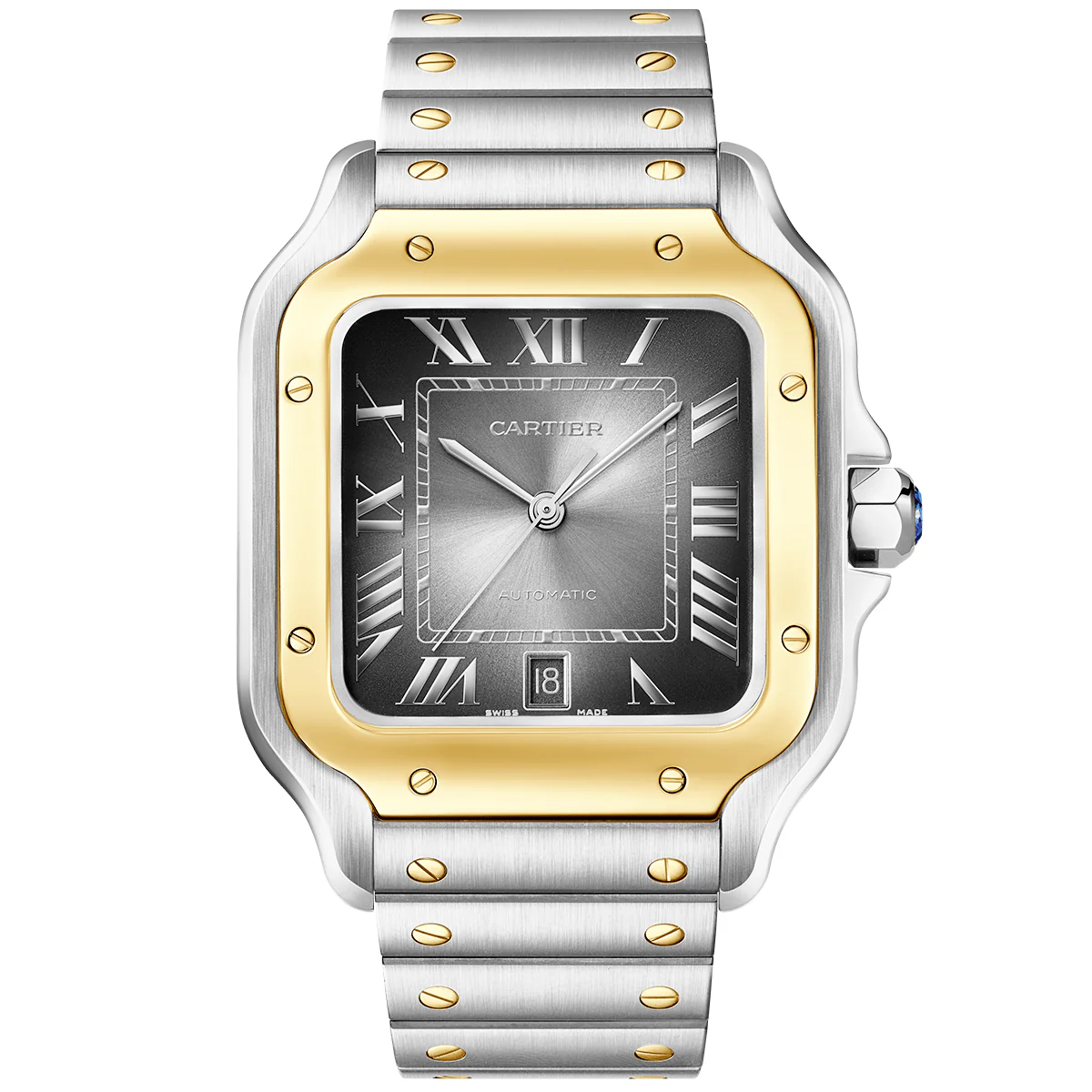 cartier-santos-de-cartier-large-two-tone-grey-dial-bracelet-strap-watch-w2sa0030-72728197497214