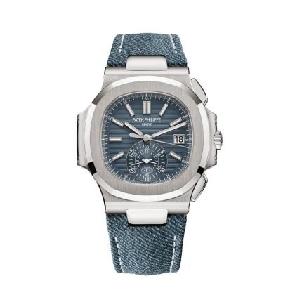 Patek Philippe Nautilus Flyback Chronograph White New Denim strap watch in Bangladesh