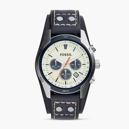 Fossil CH3051 Chronograph Blue Dial Stainless Steel Men’s Watch