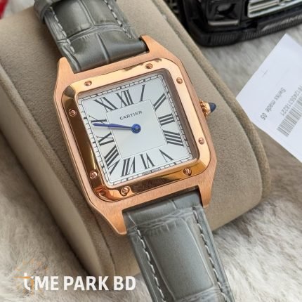 Cartier Santos | Master Grade | Ash Green Dial Rose Gold beze