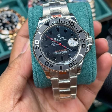 Rolex Yacht Master | U1 Factory Made | Silver Black Beze