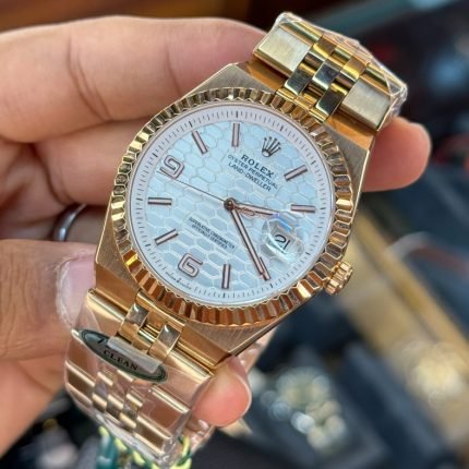 Rolex Land Dweller | Rose gold With White Dial | Euro grade