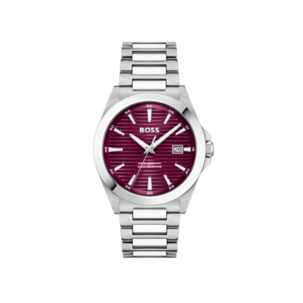 HUGO BOSS HB1514174 | Burgundy Grooved Dial