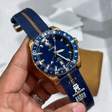 Tommy Hilfiger TH85 GMT  Nylon Strap  | 1792131 | Authentic Quartz Watch
