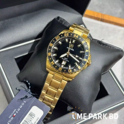 Tommy Hilfiger TH85 GMT  Full Gold | 1792131 | Authentic Quartz Men's watch