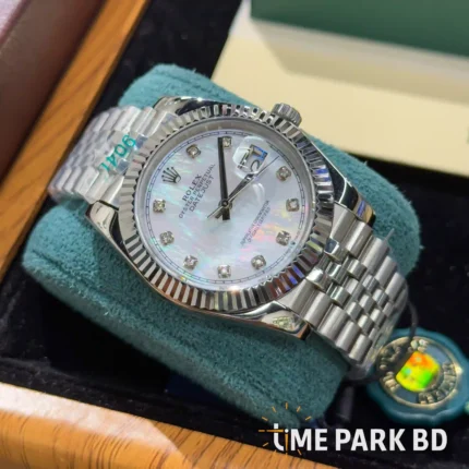 Rolex Date-Just Pearl White Dial | U1 Facotry | Automatic Movement | Euro Grade
