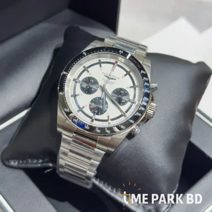 Longines Conquest Panda Dial SS Mens Chronograph Watch | EURO Standard Grade