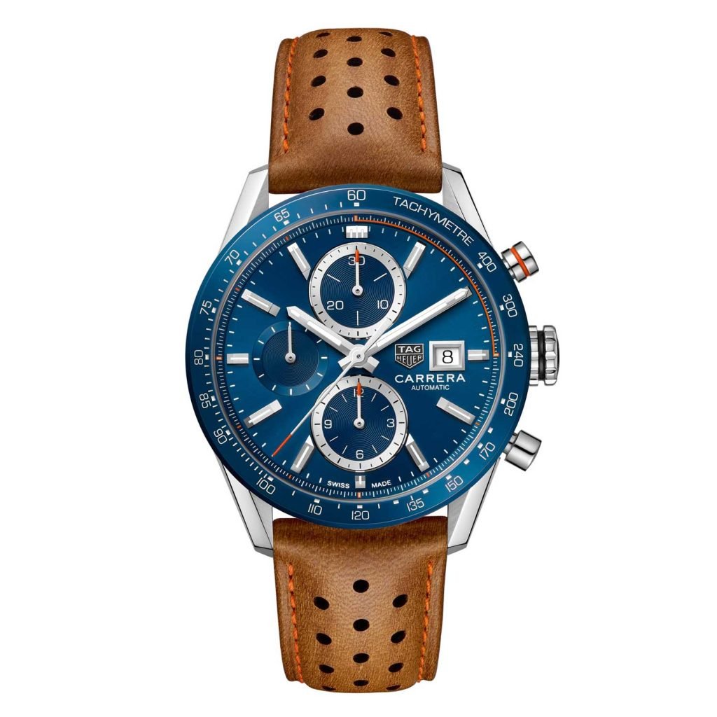 02-TAG-Heuer-Carrera-1024x1024-1.jpg Tag Heuer Carrera Calibre 16 Chronograph Quartz Blue Dial Genuine Leather Strap Men’s Watch