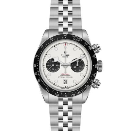 Tudor Black Bay Chrono Panda 41mm Stainless Steel Jubilee Chain Euro Grade Men’s Watch