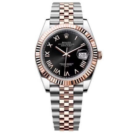 Rolex Datejust Roman Blacl Dial Automatic Stainless Steel Jubilee Chain Euro Grade Men’s Watch