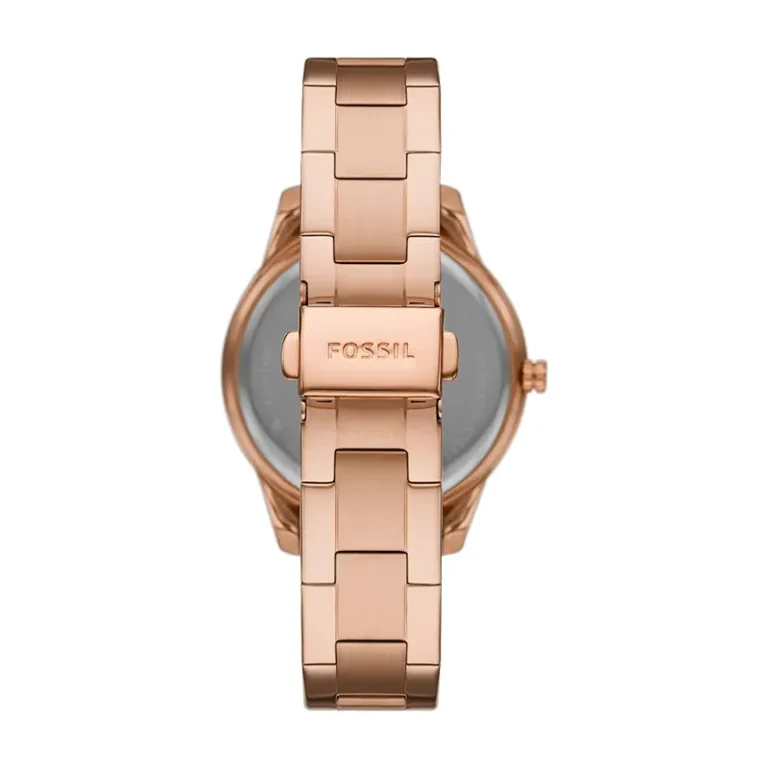 Fossil Stella ES5106 rose gold bracelet watch detail