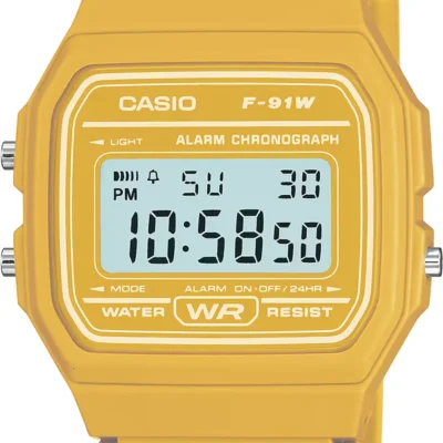 Casio F-91WC-9A side view