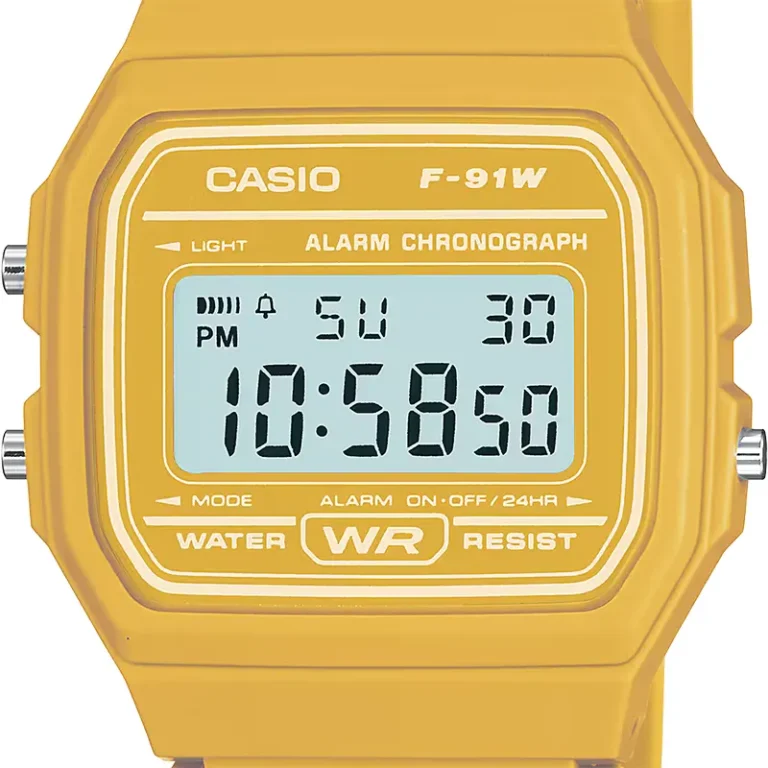 Casio F-91WC-9A side view