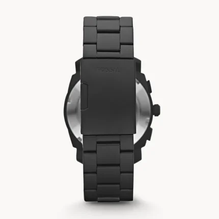Fossil Machine FS4682 black stainless steel bracelet detail