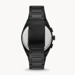 Fossil Everett FS5797 black stainless steel bracelet detail