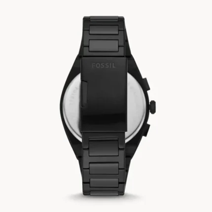 Fossil Everett FS5797 black stainless steel bracelet detail