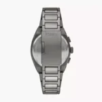 Fossil FS6107 Everett smoke chronograph men's watch detail view