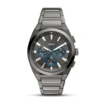 Fossil FS6107 Everett smoke chronograph men's watch front view