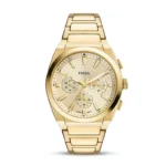 Fossil FS6119 Everett champagne dial men's watch front view