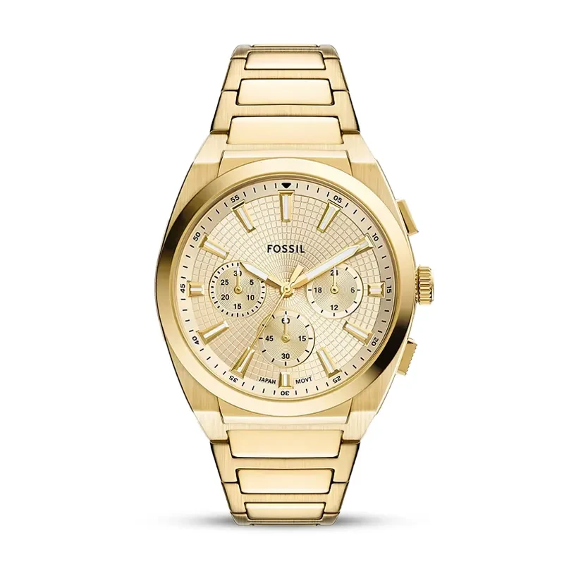 FS6119-main Fossil FS6119 Everett champagne dial men's watch front view