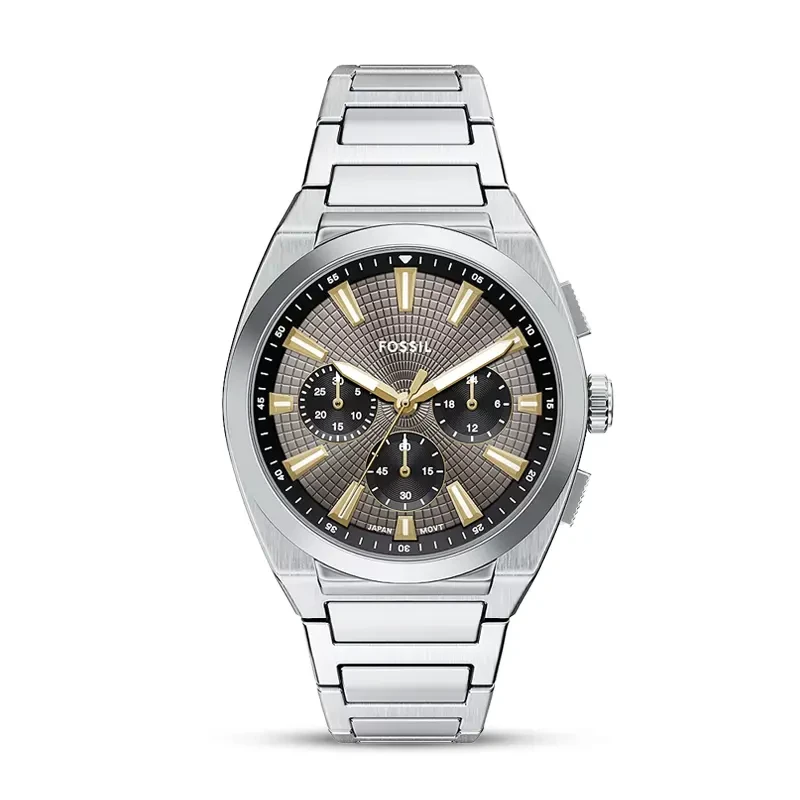 FS6128-main Fossil FS6128 Everett vintage roadster chronograph men's watch front view