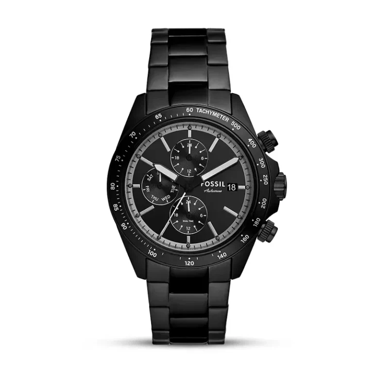 Fossil Autocross Multifunction Black Dial Men's Watch front view