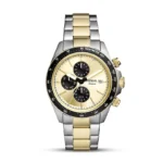 Fossil Autocross Multifunction Two-Tone Men's Watch front view