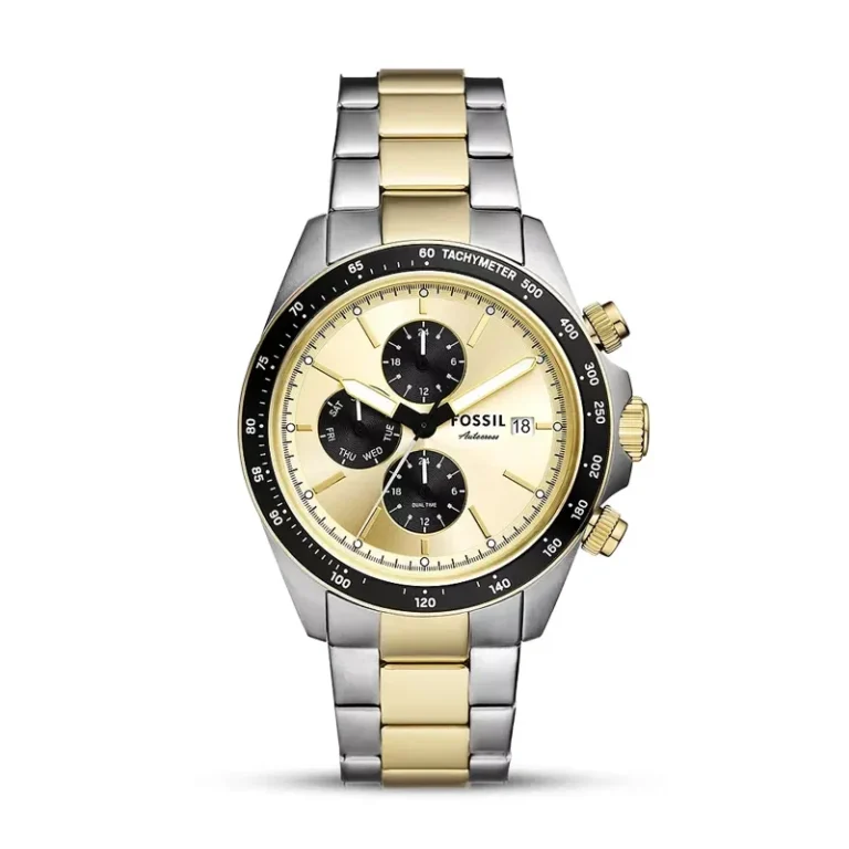 Fossil Autocross Multifunction Two-Tone Men's Watch front view
