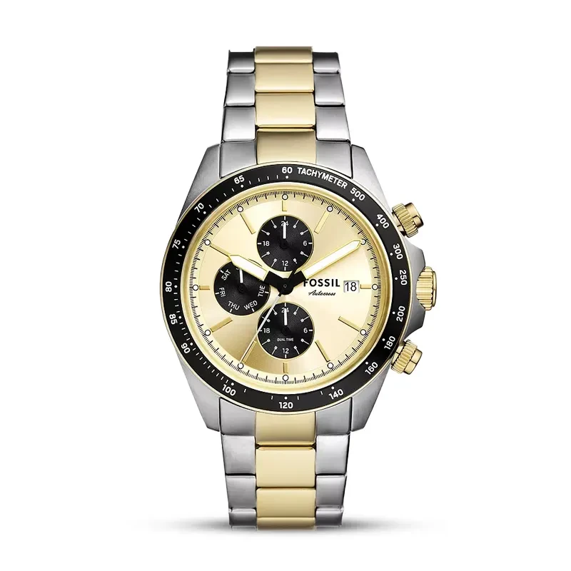 Fossil-MenE28099s_Watch-BQ2876-6935.webp Fossil Autocross Multifunction Two-Tone Men's Watch front view