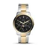 Fossil Neutra Moonphase Multifunction Two-Tone Men's Watch front view