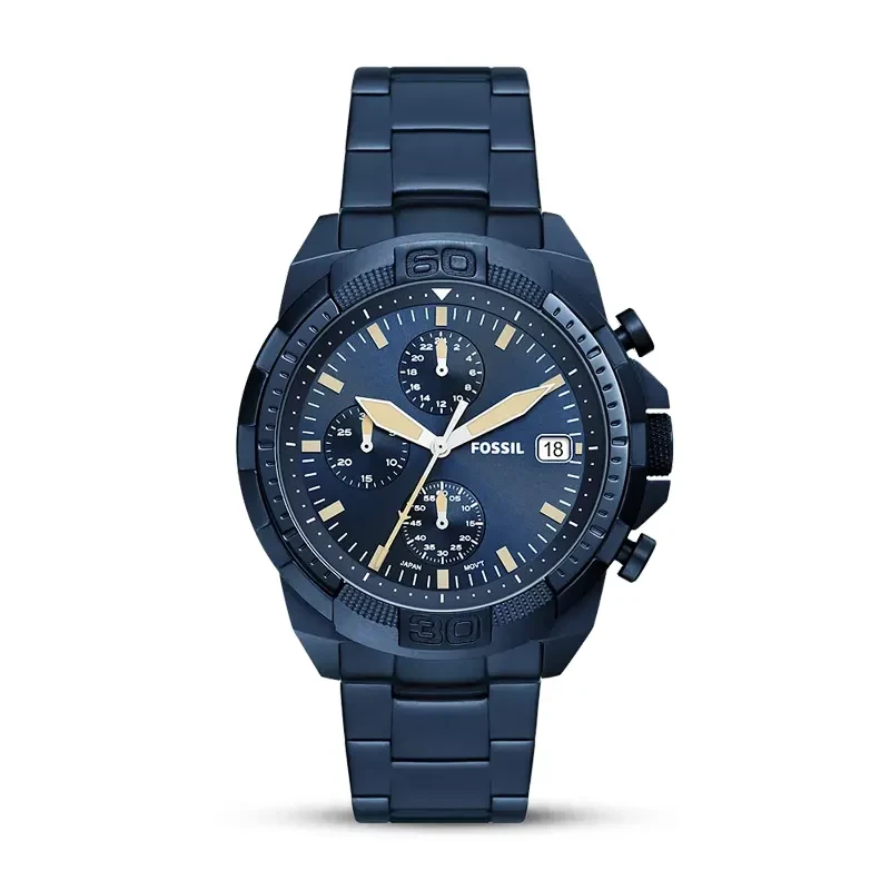 Fossil-MenE28099s_Watch-FS5916-1854.webp Fossil Bronson Chronograph Navy Blue Dial Men's Watch front view