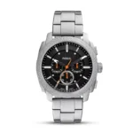 Fossil Machine Chronograph Black Dial Men's Watch front view