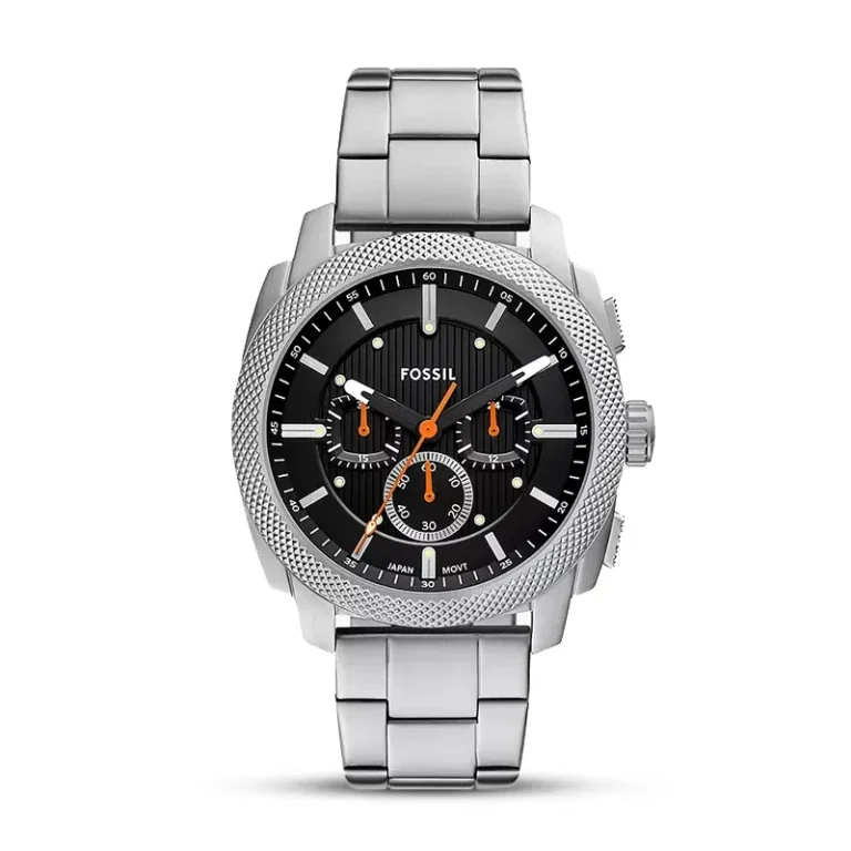 Fossil Machine Chronograph Black Dial Men's Watch front view