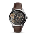 Fossil Townsman Multi-Function Black Dial Men's Watch front view