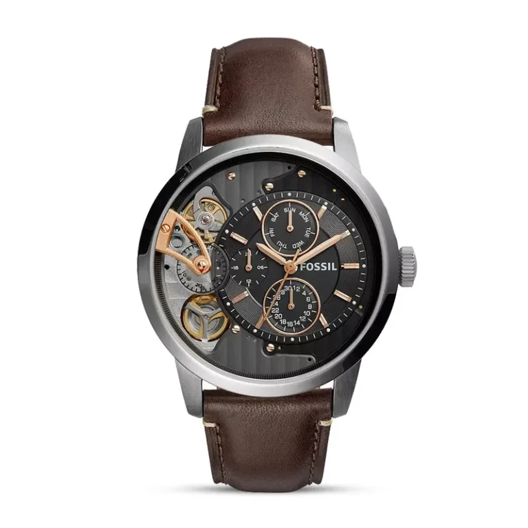 Fossil Townsman Multi-Function Black Dial Men's Watch front view