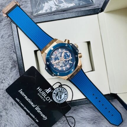Hublot Big Bang Unico King Quartz Chronograph Stainless Steel Case Silicone Strap Men’s Watch