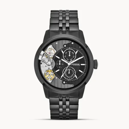 Fossil Townsman ME1136 black multifunction watch front view