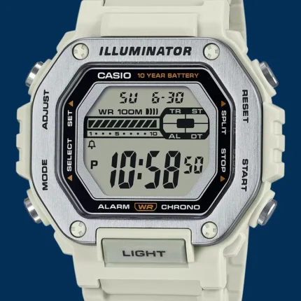Casio MWD-110H-8AVDF, MWD-110H-8AV side view