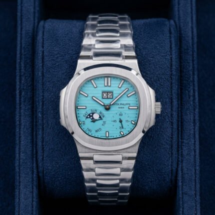 Patek Philippe Nautilus Calendar Chronograph Automatic European Grade Stainless Steel Men's Watch